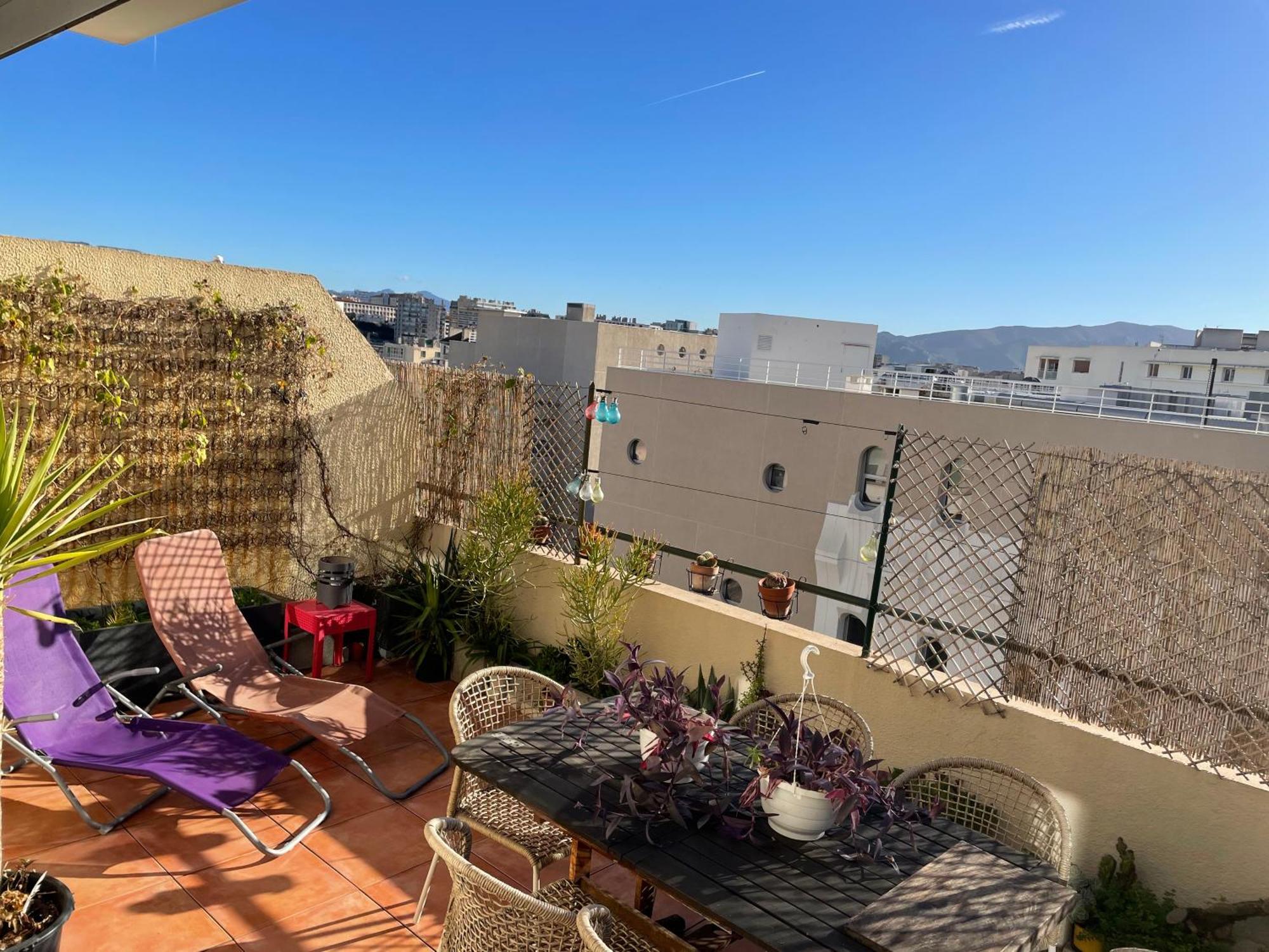 מרסיי 4 Personnes Appart 60 M2 Terrasse 35M2 Sejour Sud 2 Vraies Chambres Gare Saint-Charles Universite מראה חיצוני תמונה